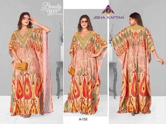 Jelite Jisha Afreen Vol 7 Casual Wear Digital Printed Wholesale Kaftan
